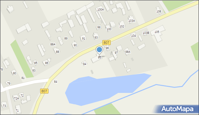 Gończyce, Gończyce, 95, mapa Gończyce