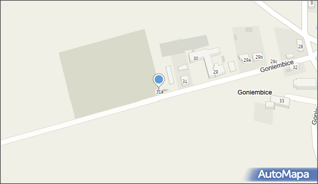 Goniembice, Goniembice, 31a, mapa Goniembice