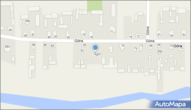 Góra, Góra, 77A, mapa Góra