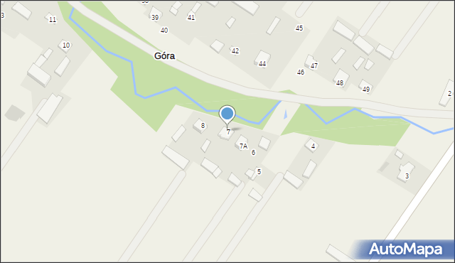 Góra, Góra, 7, mapa Góra