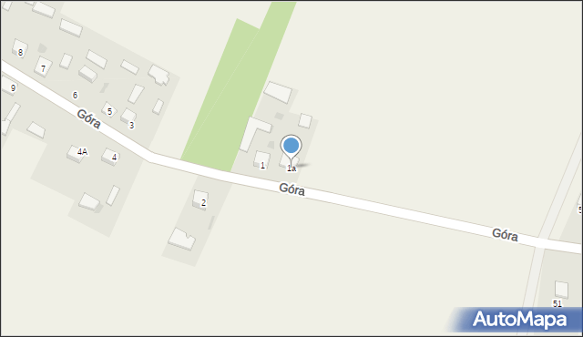 Góra, Góra, 1a, mapa Góra