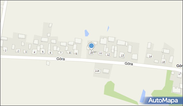 Góra, Góra, 10, mapa Góra