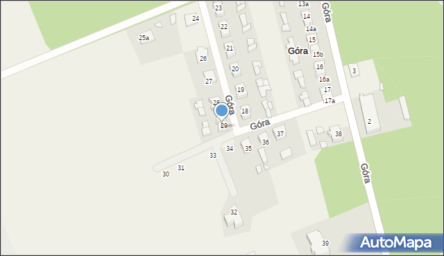 Góra, Góra, 29A, mapa Góra