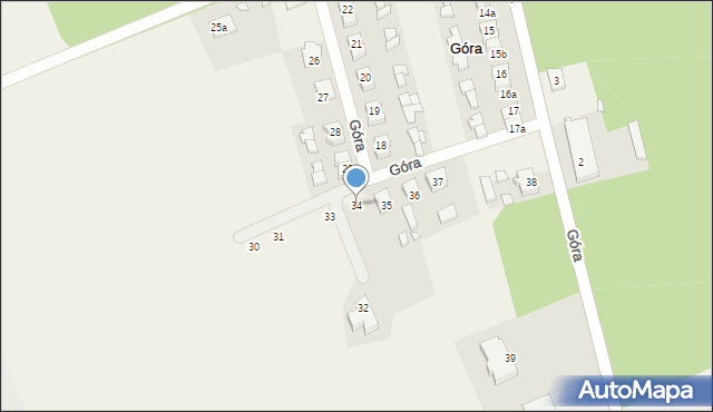 Góra, Góra, 34, mapa Góra