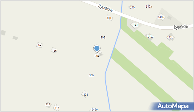 Góra Motyczna, Góra Motyczna, 304, mapa Góra Motyczna