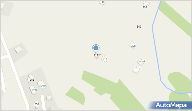 Góra Motyczna, Góra Motyczna, 313, mapa Góra Motyczna
