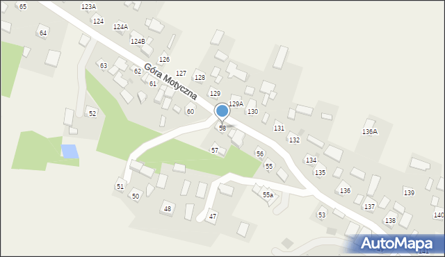 Góra Motyczna, Góra Motyczna, 58, mapa Góra Motyczna