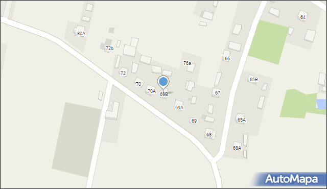 Góra Motyczna, Góra Motyczna, 69B, mapa Góra Motyczna