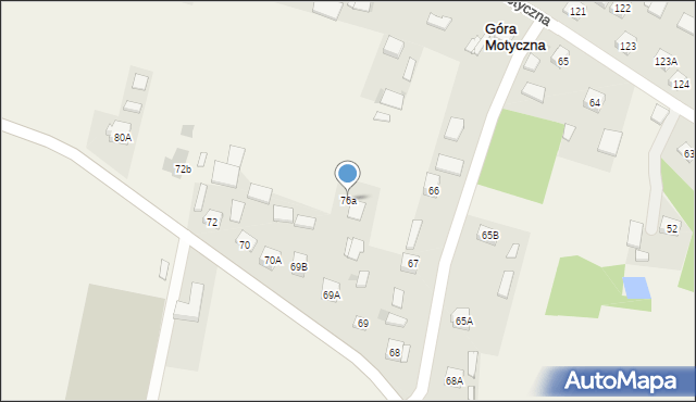Góra Motyczna, Góra Motyczna, 76a, mapa Góra Motyczna