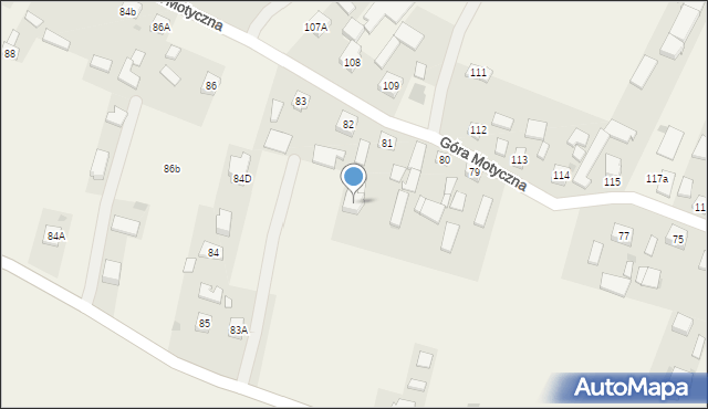Góra Motyczna, Góra Motyczna, 81a, mapa Góra Motyczna