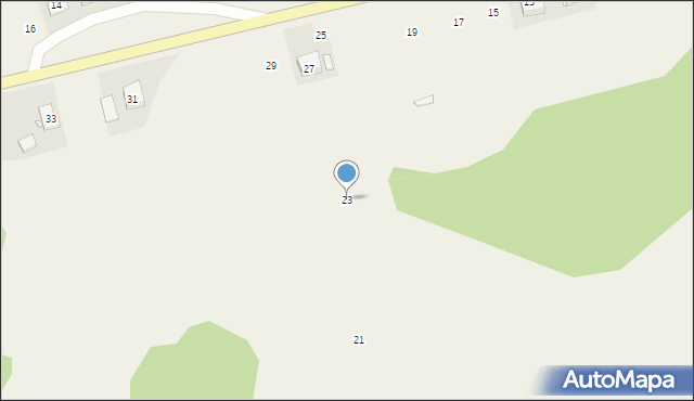 Góra nad Notecią, Góra nad Notecią, 23, mapa Góra nad Notecią