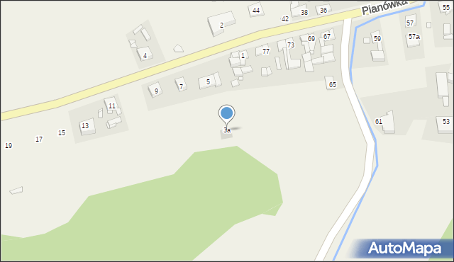 Góra nad Notecią, Góra nad Notecią, 3a, mapa Góra nad Notecią
