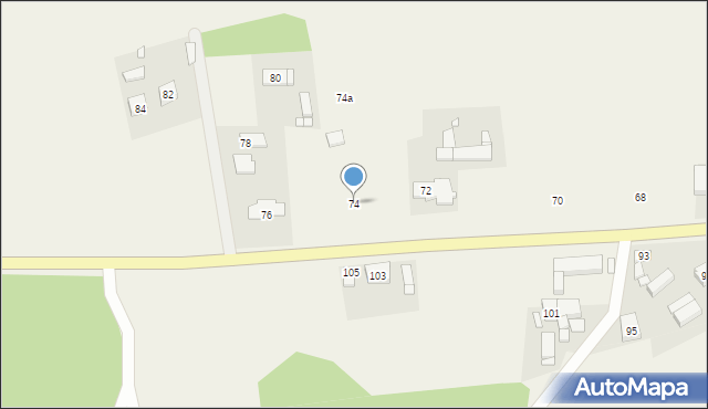 Góra nad Notecią, Góra nad Notecią, 74, mapa Góra nad Notecią