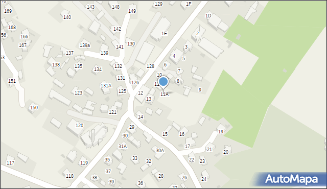 Góra Ropczycka, Góra Ropczycka, 11A, mapa Góra Ropczycka