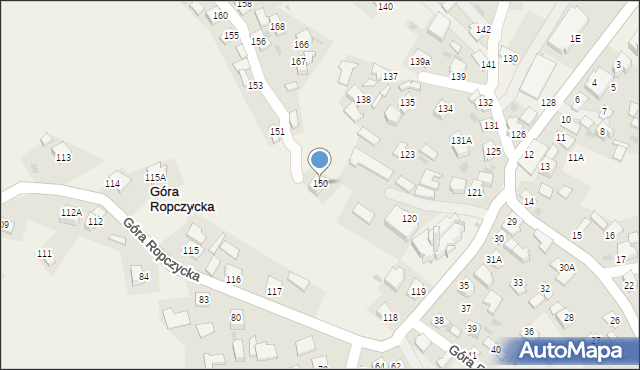 Góra Ropczycka, Góra Ropczycka, 150, mapa Góra Ropczycka