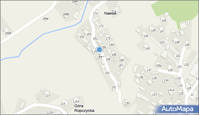Góra Ropczycka, Góra Ropczycka, 155, mapa Góra Ropczycka