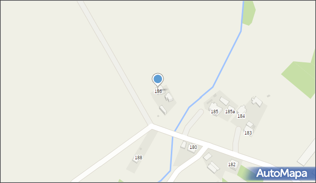 Góra Ropczycka, Góra Ropczycka, 186, mapa Góra Ropczycka