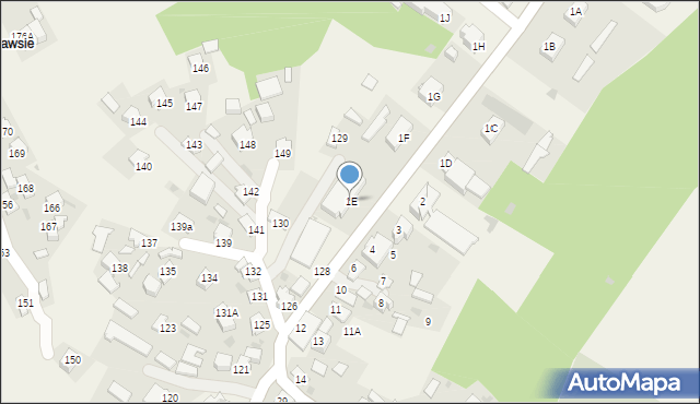 Góra Ropczycka, Góra Ropczycka, 1E, mapa Góra Ropczycka