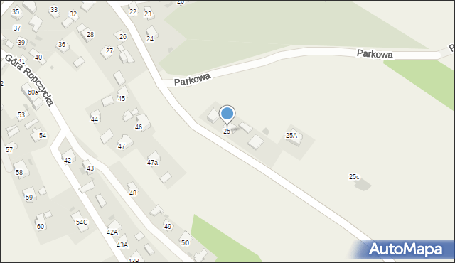 Góra Ropczycka, Góra Ropczycka, 25, mapa Góra Ropczycka