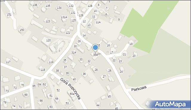 Góra Ropczycka, Góra Ropczycka, 30A, mapa Góra Ropczycka