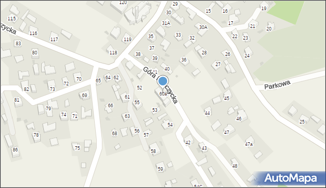 Góra Ropczycka, Góra Ropczycka, 60a, mapa Góra Ropczycka