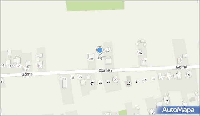 Góra Siewierska, Górna, 10g, mapa Góra Siewierska