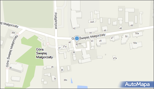 Góra Świętej Małgorzaty, Góra Świętej Małgorzaty, 41, mapa Góra Świętej Małgorzaty
