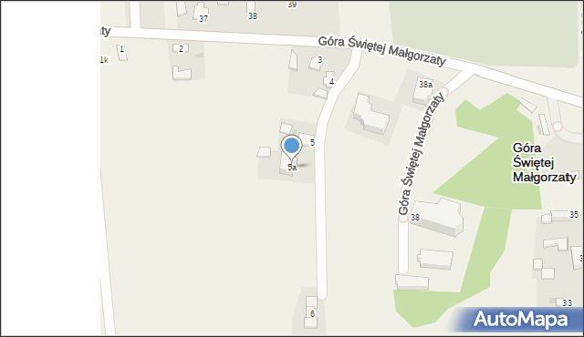 Góra Świętej Małgorzaty, Góra Świętej Małgorzaty, 5a, mapa Góra Świętej Małgorzaty