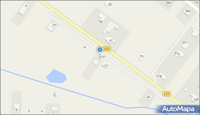 Goraj, Goraj, 1t, mapa Goraj