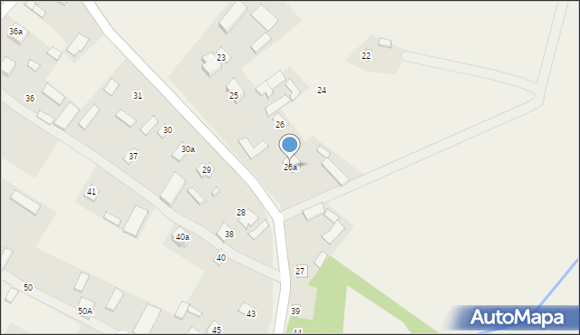 Gorajec-Stara Wieś, Gorajec-Stara Wieś, 26a, mapa Gorajec-Stara Wieś