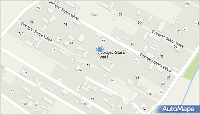 Gorajec-Stara Wieś, Gorajec-Stara Wieś, 64, mapa Gorajec-Stara Wieś