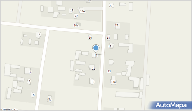 Gorajec-Zagroble, Gorajec-Zagroble, 12, mapa Gorajec-Zagroble