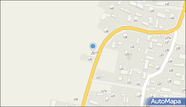 Gorajec-Zagroble, Gorajec-Zagroble, 131, mapa Gorajec-Zagroble