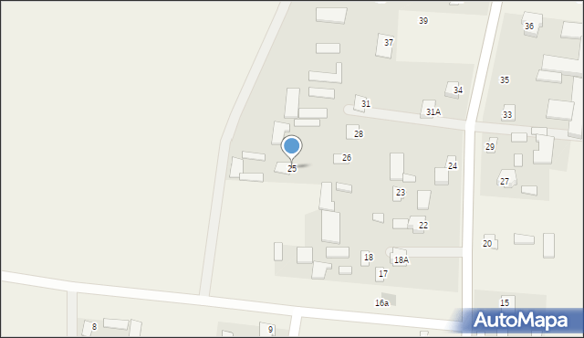 Gorajec-Zagroble, Gorajec-Zagroble, 25, mapa Gorajec-Zagroble