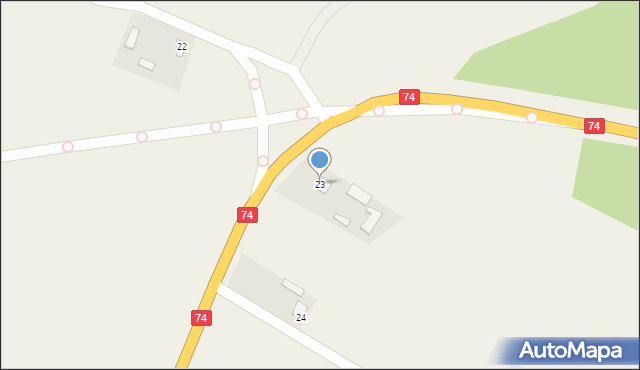 Gorajec-Zagroble-Kolonia, Gorajec-Zagroble-Kolonia, 23, mapa Gorajec-Zagroble-Kolonia