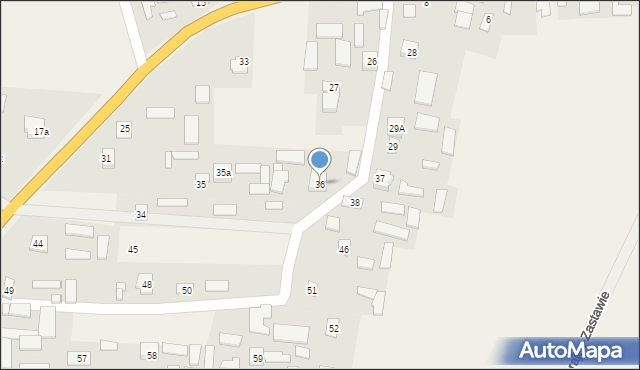 Gorajec-Zastawie, Gorajec-Zastawie, 36, mapa Gorajec-Zastawie