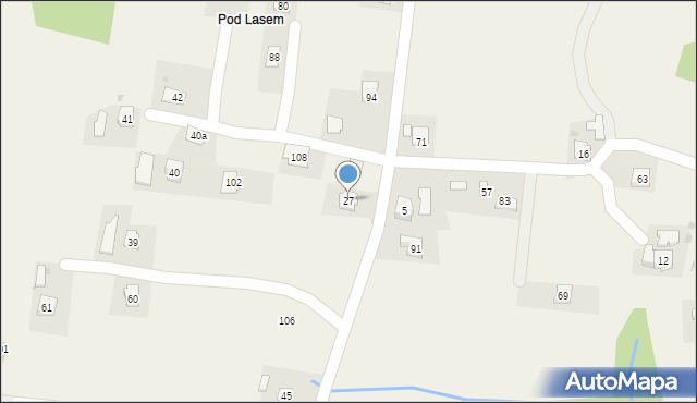 Gorajowice, Gorajowice, 27, mapa Gorajowice