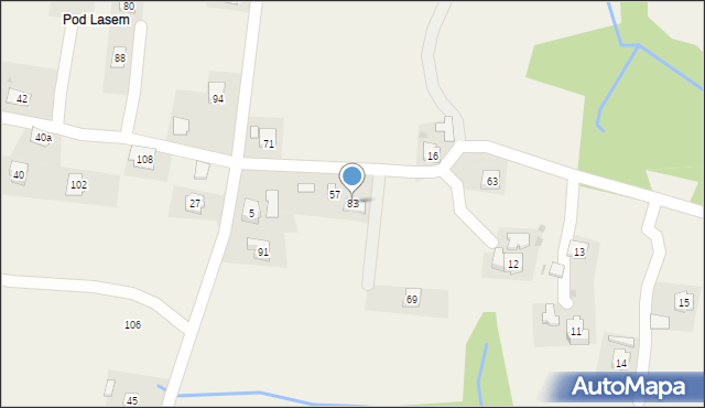 Gorajowice, Gorajowice, 83, mapa Gorajowice