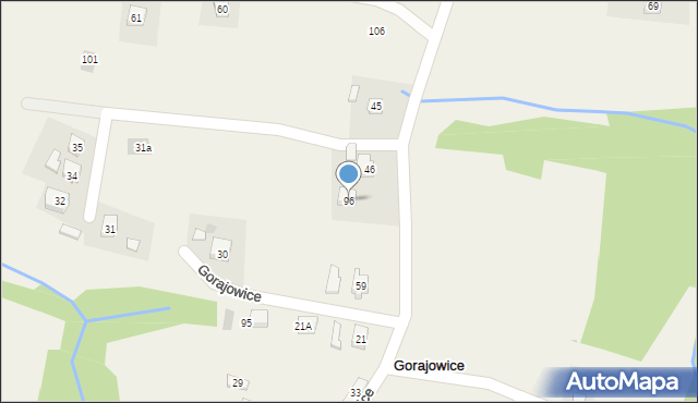 Gorajowice, Gorajowice, 96, mapa Gorajowice