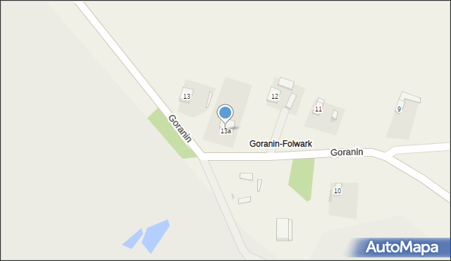 Goranin, Goranin, 13a, mapa Goranin