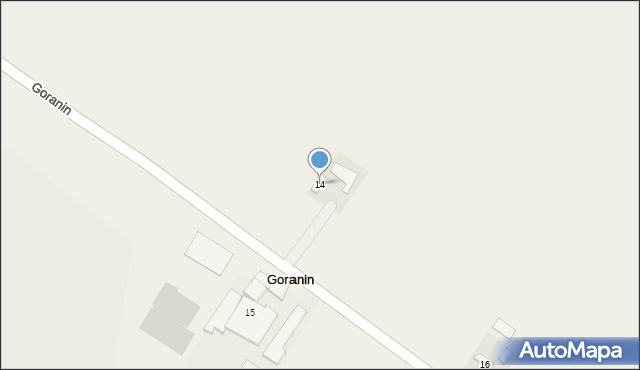 Goranin, Goranin, 14, mapa Goranin