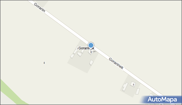 Goraninek, Goraninek, 6, mapa Goraninek