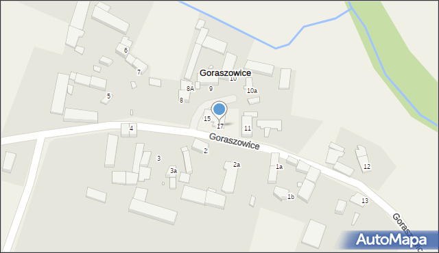 Goraszowice, Goraszowice, 17, mapa Goraszowice