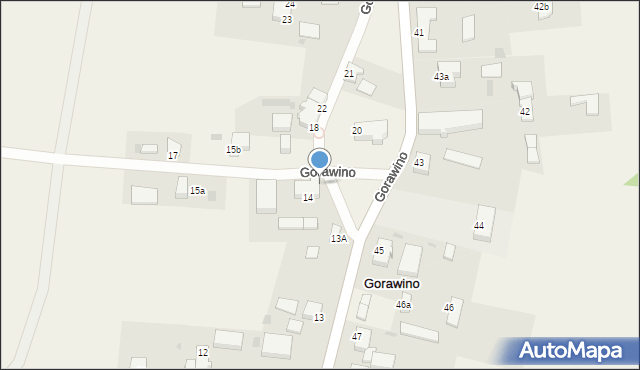 Gorawino, Gorawino, 15, mapa Gorawino