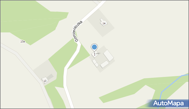 Gorczeniczka, Gorczeniczka, 1, mapa Gorczeniczka
