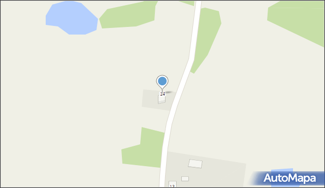 Górczyn, Górczyn, 14, mapa Górczyn