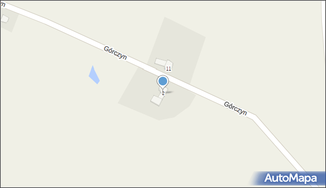 Górczyn, Górczyn, 2, mapa Górczyn
