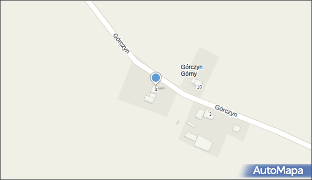 Górczyn, Górczyn, 4, mapa Górczyn
