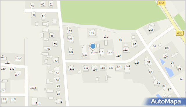 Gorczyn, Gorczyn, 113, mapa Gorczyn