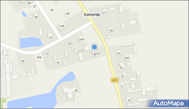 Gorczyn, Gorczyn, 34, mapa Gorczyn